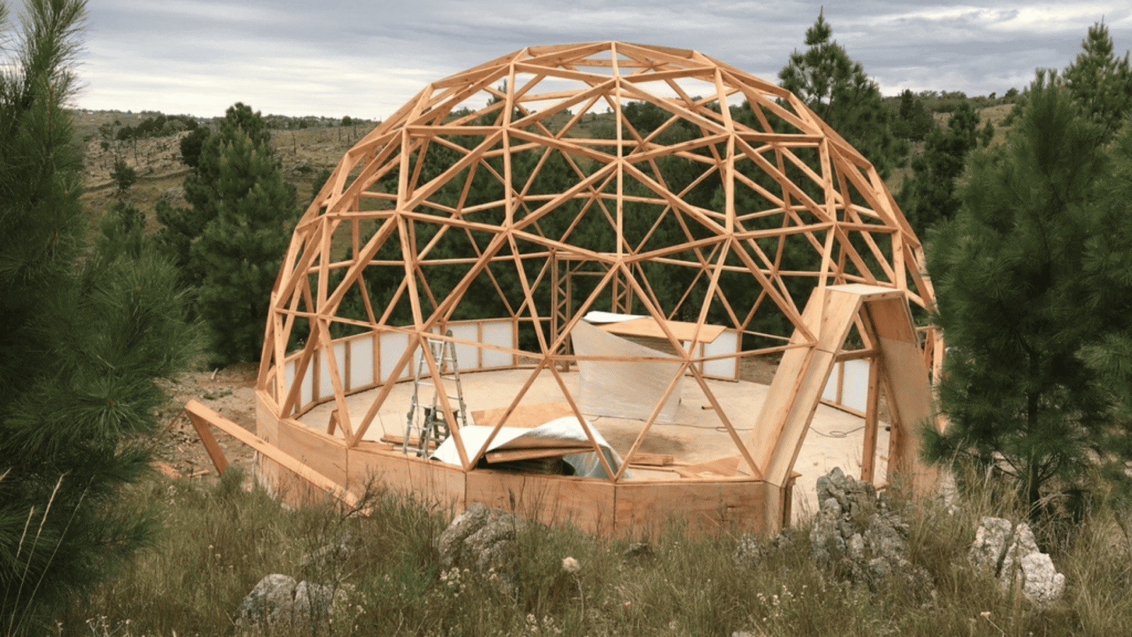 Estrutura geodésica Biodomos